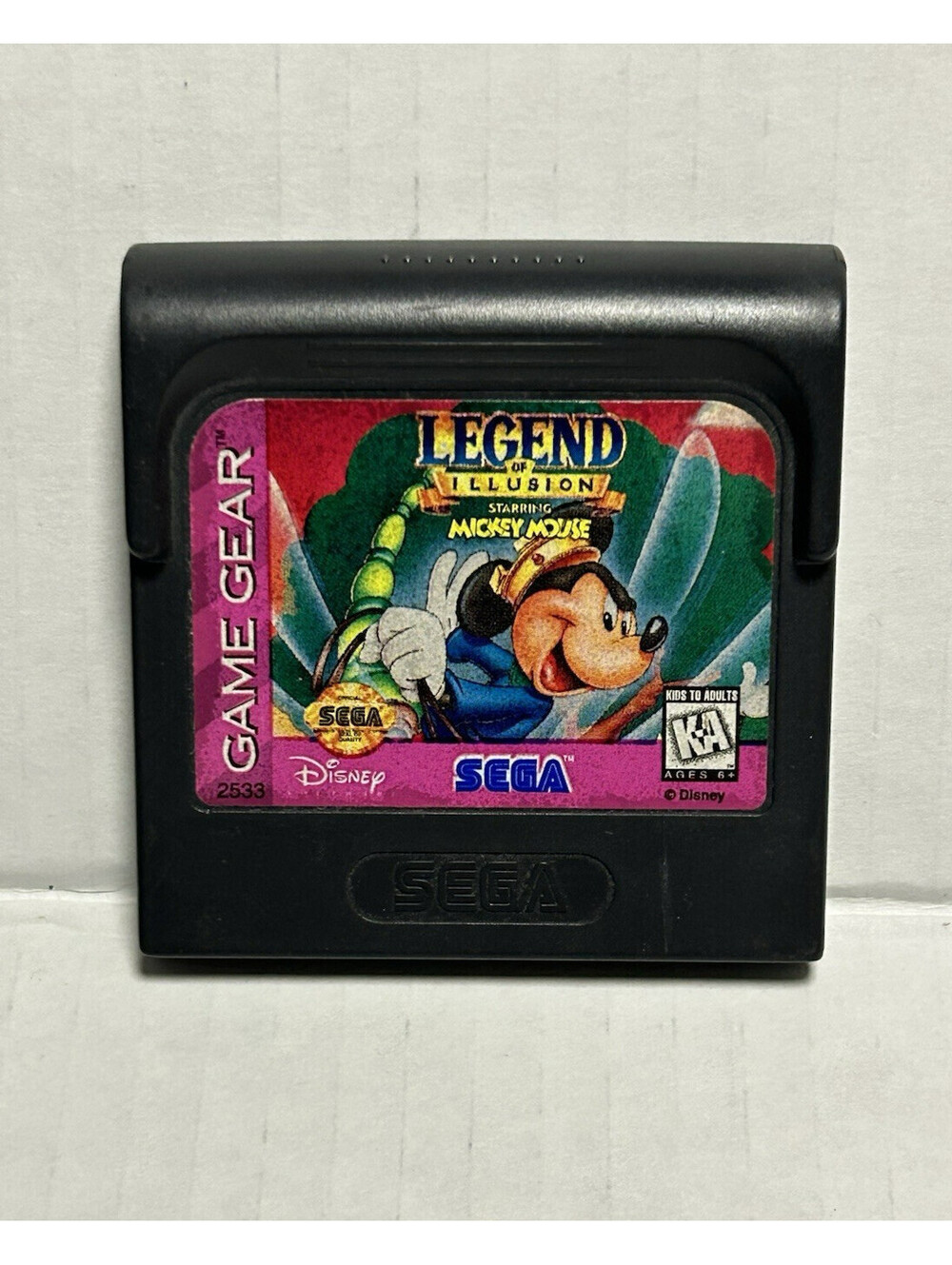 Legend of Illusion Starring Mickey Mouse Disney Sega Game Gear (Cartridge Only)
